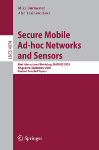 Vorderes Coverbild Secure Mobile Ad-hoc Networks and Sensors