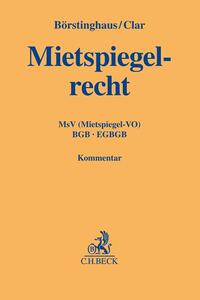Vorderes Coverbild Mietspiegelrecht