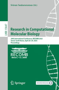 Vorderes Coverbild Research in Computational Molecular Biology