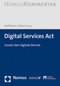 Vorderes Coverbild Digital Services Act
