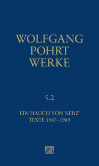 Vorderes Coverbild Werke Band 5.2