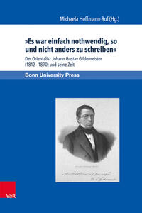 Vorderes Coverbild »Es war einfach nothwendig, so und nicht anders zu schreiben«