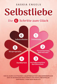 Vorderes Coverbild Selbstliebe – Die 6 Schritte zum Glück: Wie du durch Achtsamkeit, Selbstreflektion und Körpersprache dein Selbstbewusstsein stärkst und mehr Lebensfreude empfindest. Finde dein neues Ich