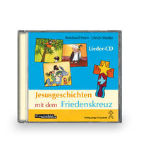 Vorderes Coverbild Jesusgeschichten mit dem Friedenskreuz