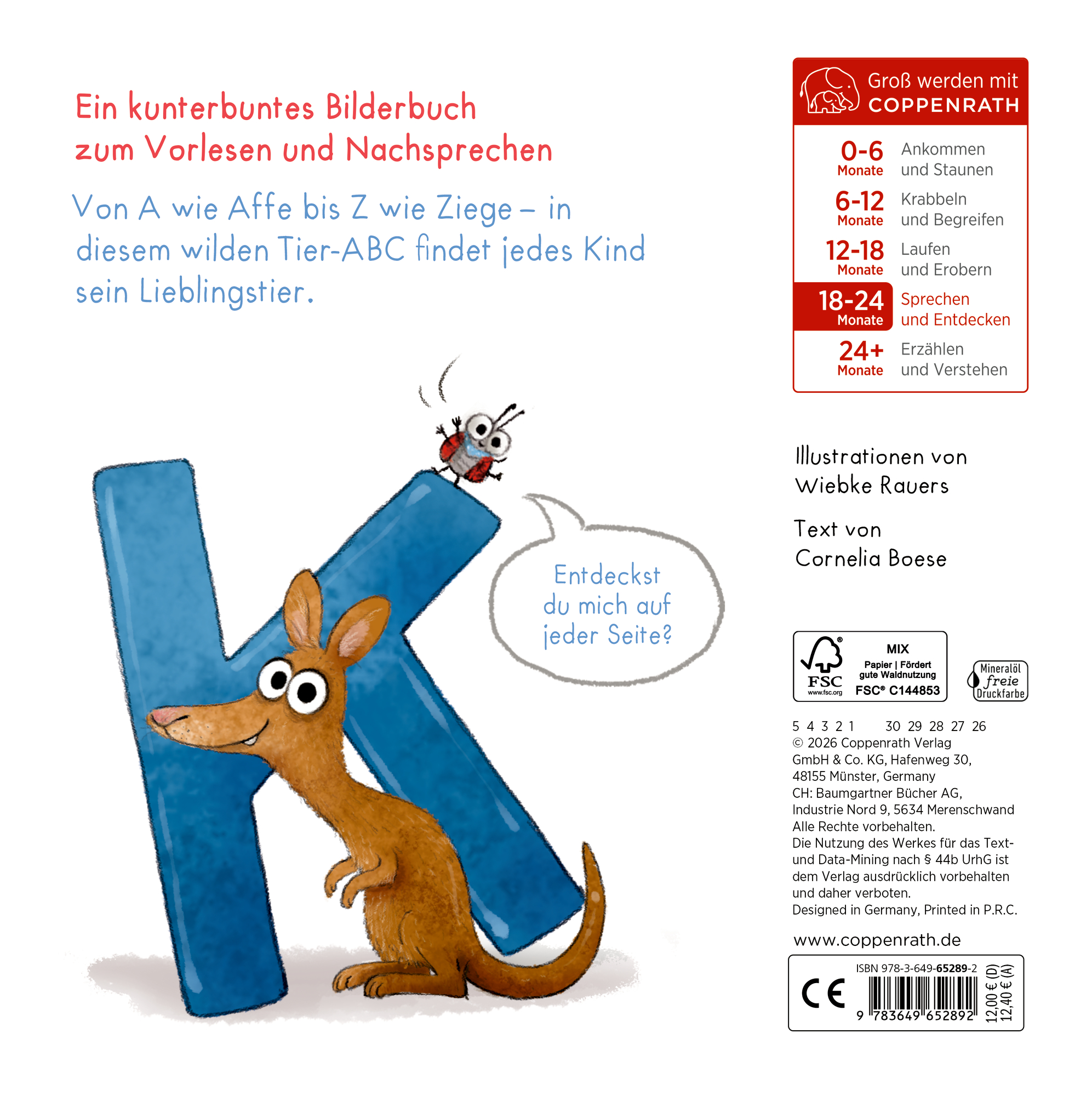 Rückseitencover A wie Affe
