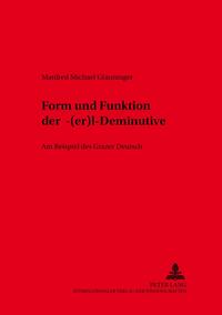 Vorderes Coverbild Form und Funktion der -«(er)l»-Deminutive