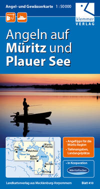 Vorderes Coverbild Angel- und Gewässerkarte Müritz und Plauer See