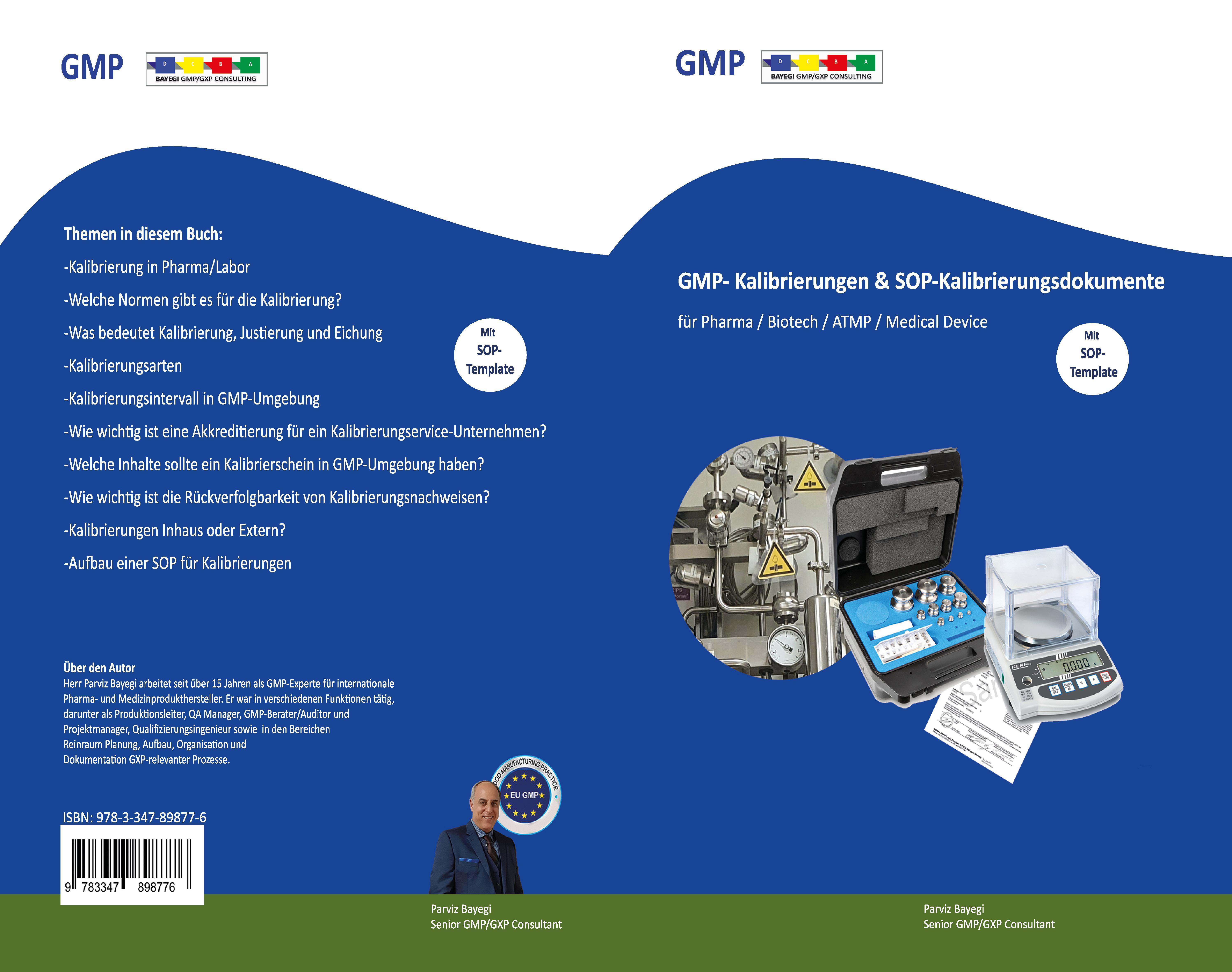 Gesamtes Coverbild GMP- Kalibrierungen & SOP-Kalibrierungsdokumente Mit SOP-Template