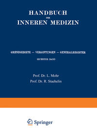 Vorderes Coverbild Grenzgebiete, Vergiftungen, Generalregister