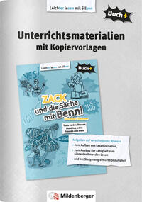 Vorderes Coverbild Buch+: Zack und die Sache mit Benni – Unterrichtsmaterialien mit Kopiervorlagen