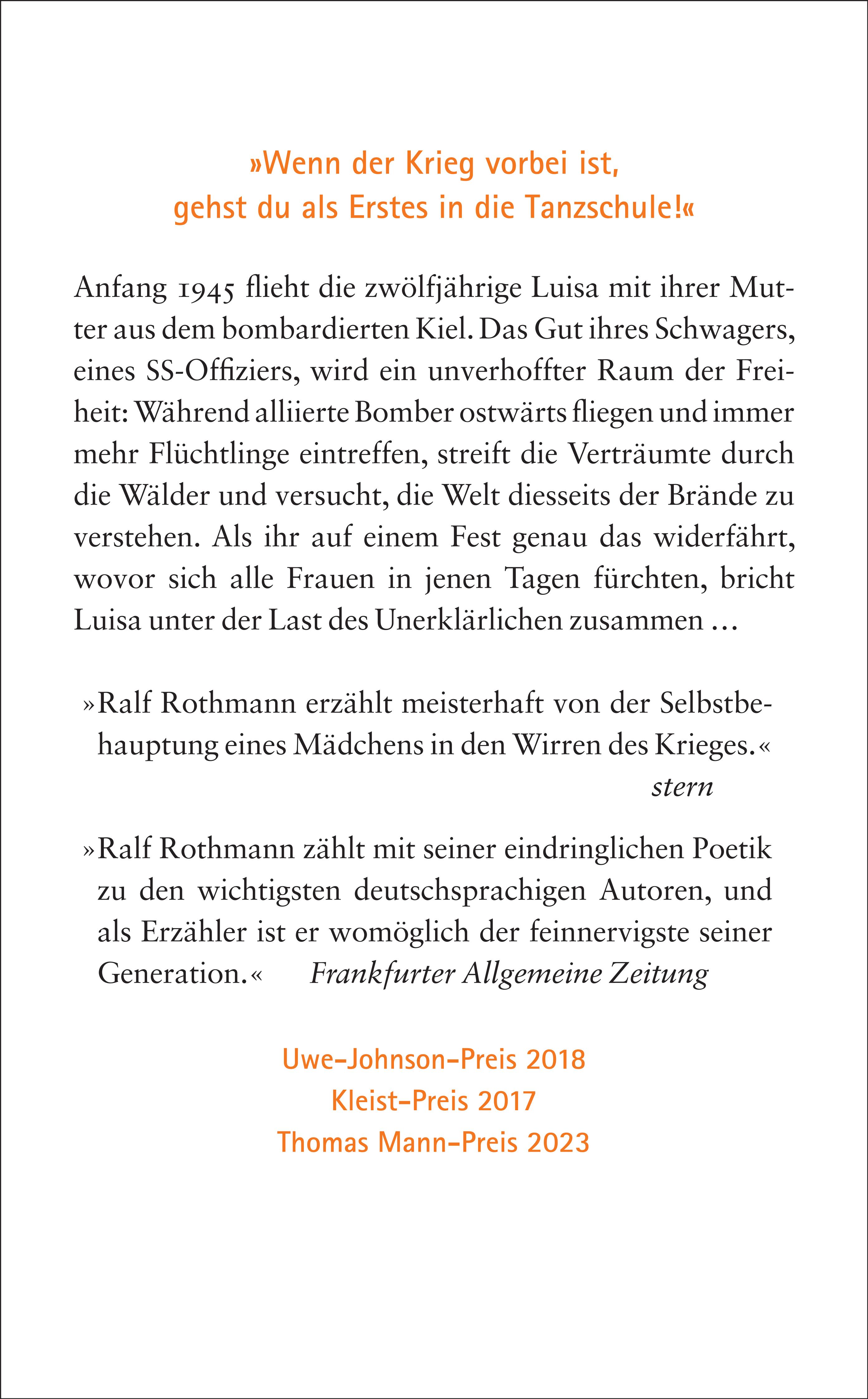 Rückseitencover Der Gott jenes Sommers