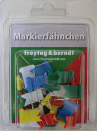 Vorderes Coverbild Markierfähnchen wehend, Bunt