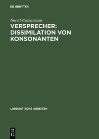 Vorderes Coverbild Versprecher: Dissimilation von Konsonanten