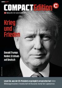 Vorderes Coverbild COMPACT-Edition 4: Donald Trump