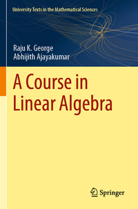 Vorderes Coverbild A Course in Linear Algebra