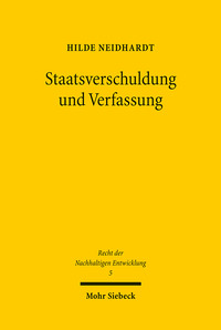 Vorderes Coverbild Staatsverschuldung und Verfassung