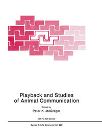 Vorderes Coverbild Playback and Studies of Animal Communication