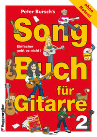 Vorderes Coverbild Peter Bursch's Songbuch für Gitarre Bd. 2