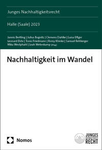 Vorderes Coverbild Nachhaltigkeit im Wandel