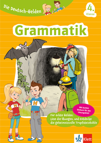 Vorderes Coverbild Klett Die Deutsch-Helden: Grammatik 4. Klasse