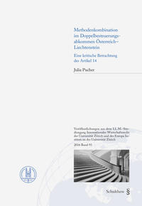 Vorderes Coverbild Methodenkombination im Doppelbesteuerungsabkommen Österreich - Liechtenstein
