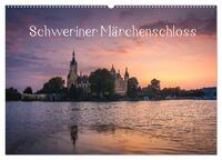 Vorderes Coverbild Schweriner Märchenschloss (Wandkalender 2025 DIN A2 quer), CALVENDO Monatskalender