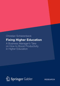Vorderes Coverbild Fixing Higher Education