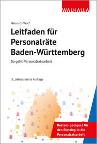 Vorderes Coverbild Leitfaden für Personalräte Baden-Württemberg