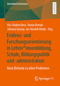 Vorderes Coverbild Evidenz- und Forschungsorientierung in Lehrer*innenbildung, Schule, Bildungspolitik und -administration