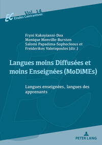 Vorderes Coverbild Langues moins Diffusées et moins Enseignées (MoDiMEs)/Less Widely Used and Less Taught languages