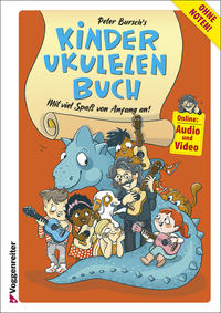 Vorderes Coverbild Peter Bursch's Kinder-Ukulelenbuch