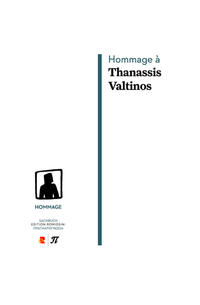 Vorderes Coverbild Hommage à Thanassis Valtinos