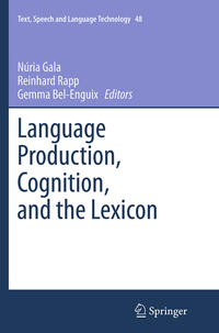 Vorderes Coverbild Language Production, Cognition, and the Lexicon