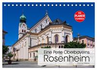 Vorderes Coverbild Eine Perle Oberbayerns - Rosenheim (Tischkalender 2025 DIN A5 quer), CALVENDO Monatskalender