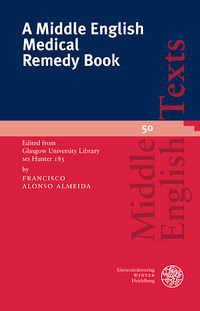 Vorderes Coverbild A Middle English Medical Remedy Book