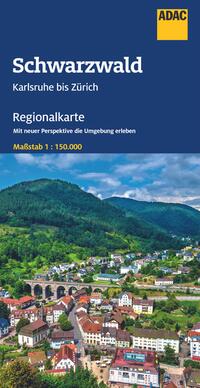 Vorderes Coverbild ADAC Regionalkarte 14 Schwarzwald 1:150.000