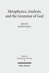 Vorderes Coverbild Metaphysics, Analysis, and the Grammar of God
