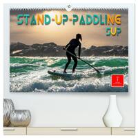 Vorderes Coverbild Stand-Up-Paddling SUP (hochwertiger Premium Wandkalender 2025 DIN A2 quer), Kunstdruck in Hochglanz