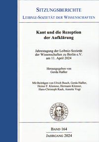 Vorderes Coverbild Kant und die Rezeption der Aufklärung