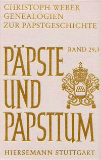 Vorderes Coverbild Genealogien zur Papstgeschichte
