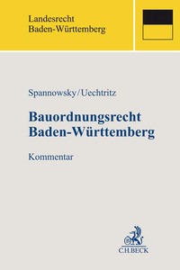 Vorderes Coverbild Bauordnungsrecht Baden-Württemberg