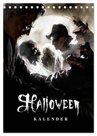 Vorderes Coverbild Halloween Optische Illusionen - Kalender 2025 (Tischkalender 2025 DIN A5 hoch), CALVENDO Monatskalender