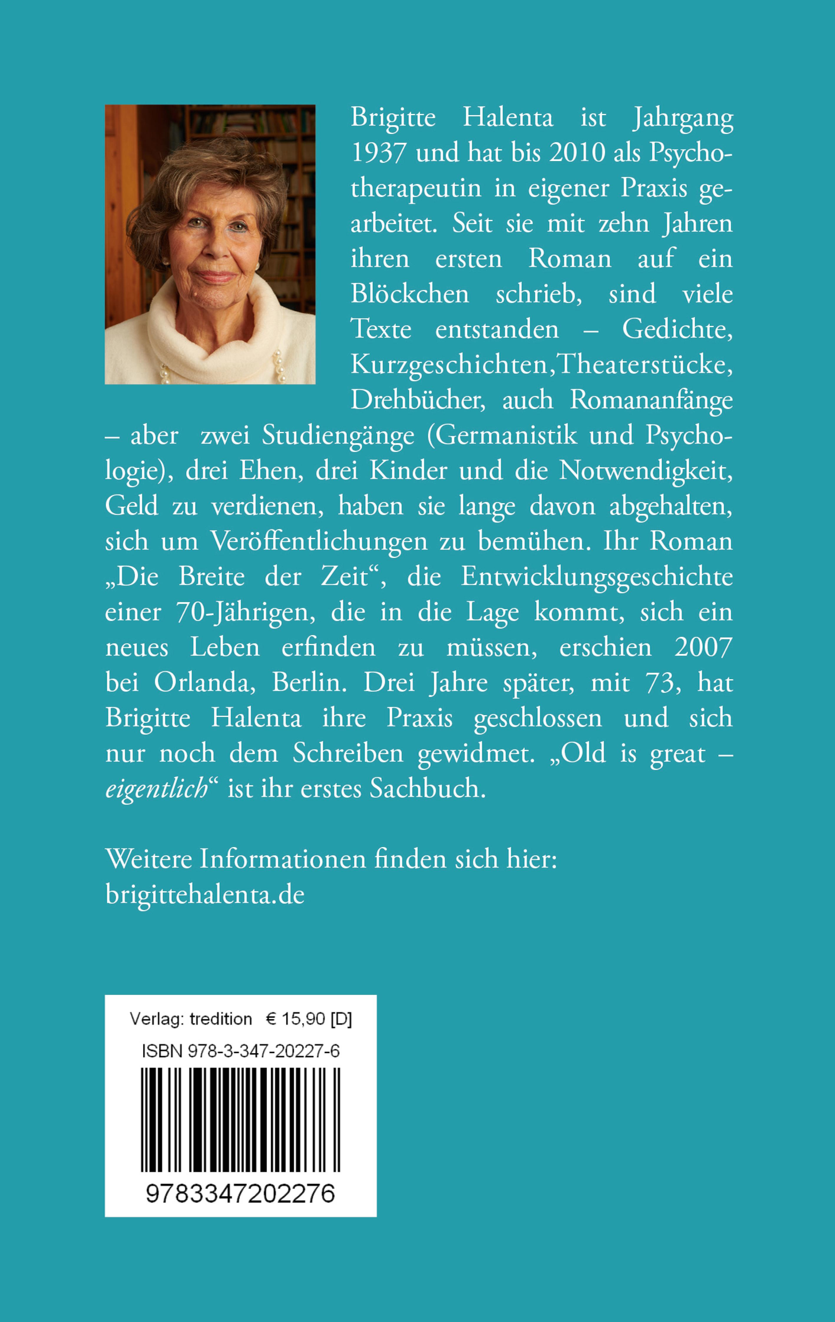 Rückseitencover OLD IS GREAT - eigentlich