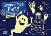 Vorderes Coverbild Gespensterparty. Kamishibai Bildkartenset
