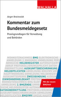 Vorderes Coverbild Kommentar zum Bundesmeldegesetz