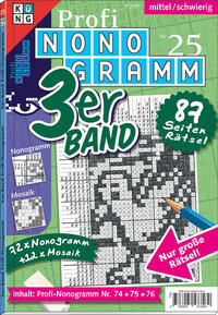 Vorderes Coverbild Profi-Nonogramm 3er-Band Nr. 25