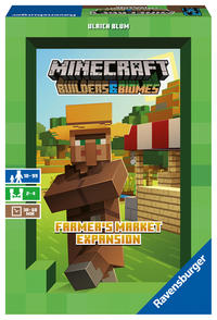 Vorderes Coverbild Minecraft: Builders & Biomes - Farmers Market Expansion - Gesellschaftsspiel & Brettspiel ab 10 Jahre
