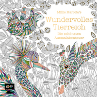 Vorderes Coverbild Millie Marotta's Wundervolles Tierreich – Die schönsten Ausmal-Abenteuer