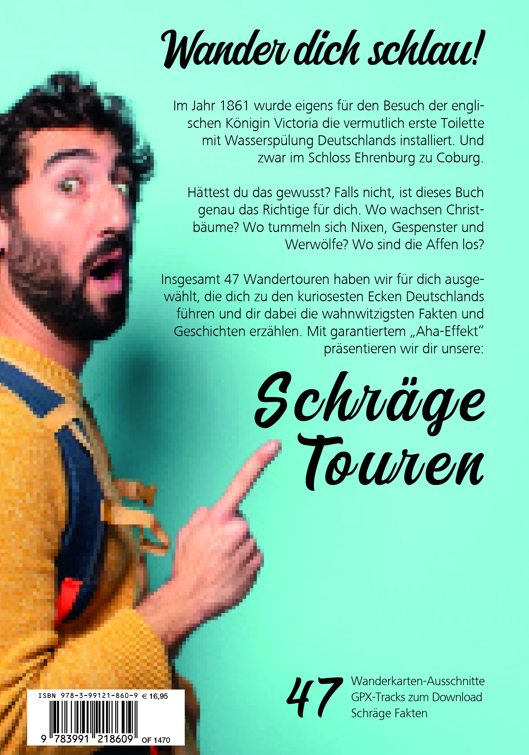 Rückseitencover KOMPASS Schräge Touren Deutschland, 47 Touren