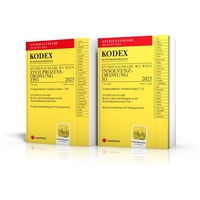 Vorderes Coverbild KODEX ZPO - IO für die WU 2025 - inkl. App